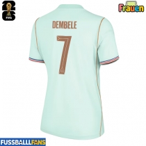 Frankreich Ousmane Dembele #7 Auswärtstrikot Frauen EM 2024 Kurzarm